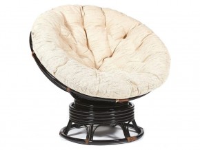 Кресло-качалка Papasan w 23/01 B с подушкой Antique brown, ткань Старт в Перми - perm.magazin-mebel74.ru | фото