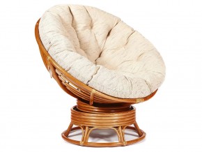 Кресло-качалка Papasan w 23/01 B с подушкой Cognac, ткань Старт в Перми - perm.magazin-mebel74.ru | фото