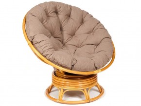 Кресло-качалка Papasan w 23/01 B с подушкой Honey, экошерсть Коричневый в Перми - perm.magazin-mebel74.ru | фото