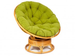 Кресло-качалка Papasan w 23/01 B с подушкой Honey, флок Олива в Перми - perm.magazin-mebel74.ru | фото