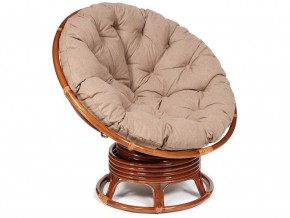 Кресло-качалка Papasan w 23/01 B с подушкой Pecan, экошерсть Коричневый в Перми - perm.magazin-mebel74.ru | фото