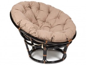 Кресло Papasan 23/01 W с подушкой Antique brown, экошерсть Коричневый в Перми - perm.magazin-mebel74.ru | фото