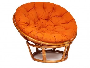 Кресло Papasan 23/01 W с подушкой Cognac, ткань Оранжевый в Перми - perm.magazin-mebel74.ru | фото