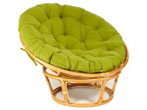 Кресло Papasan 23/01 W с подушкой Honey, флок Олива в Перми - perm.magazin-mebel74.ru | фото