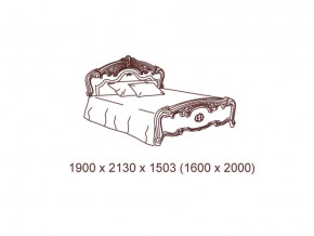 Кровать 2-х спальная 1600*2000 с основанием в Перми - perm.magazin-mebel74.ru | фото