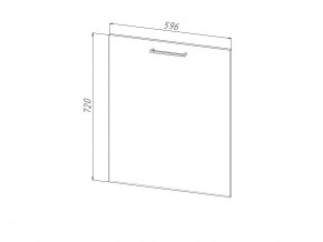 П 60 Комплект для посудомоечной машины 600 мм (цоколь + фасад) ЛДСП в Перми - perm.magazin-mebel74.ru | фото