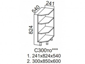 С300то Стол рабочий 300 (торцевой открытый) в Перми - perm.magazin-mebel74.ru | фото