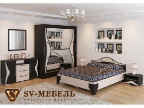 Спальня Лагуна 5 Дуб Венге/Дуб Млечный в Перми - perm.magazin-mebel74.ru | фото