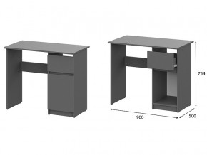 Стол письменный 900 Денвер Графит серый в Перми - perm.magazin-mebel74.ru | фото